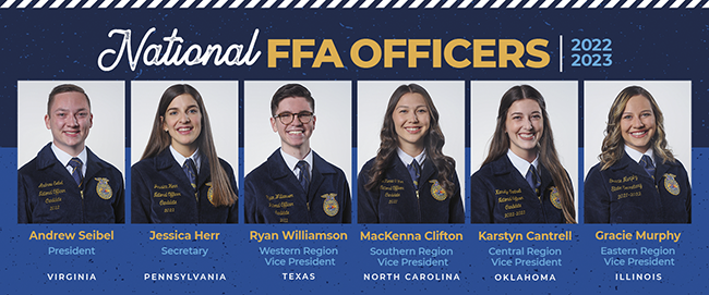 2022-23 National FFA Officer Team Elected During 95th National FFA